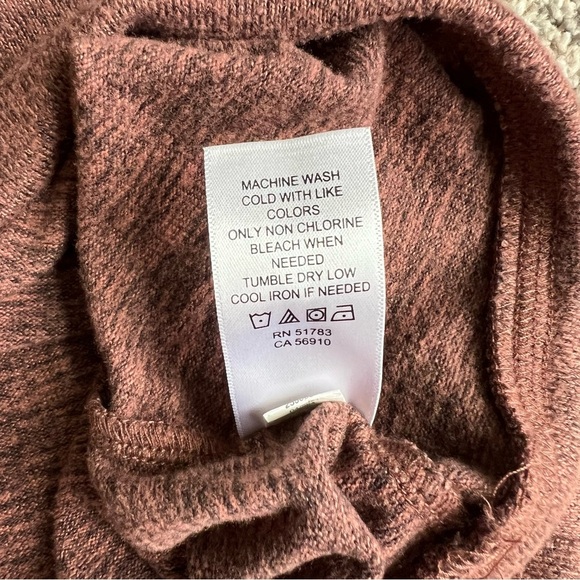 Maurices Burgundy Cowl Neck Long Sleeve Sweater, size XS - Picture 7 of 8